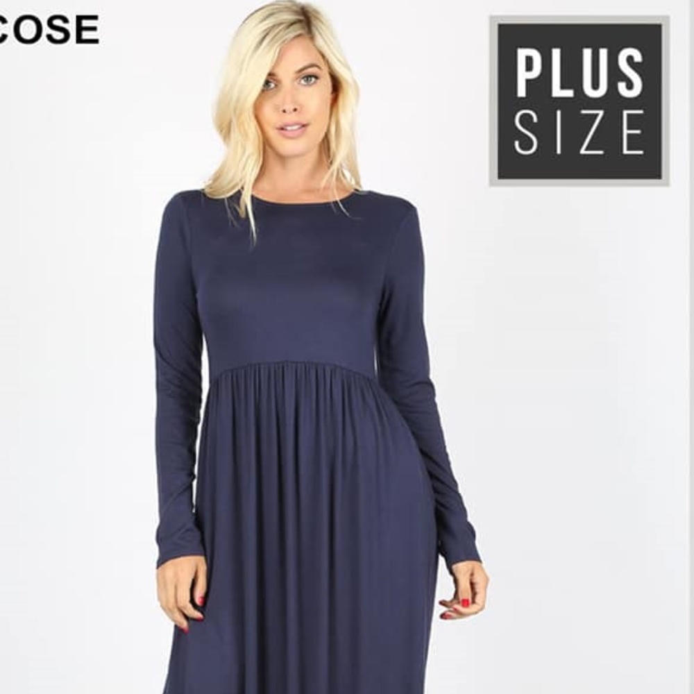 solid maxi dress